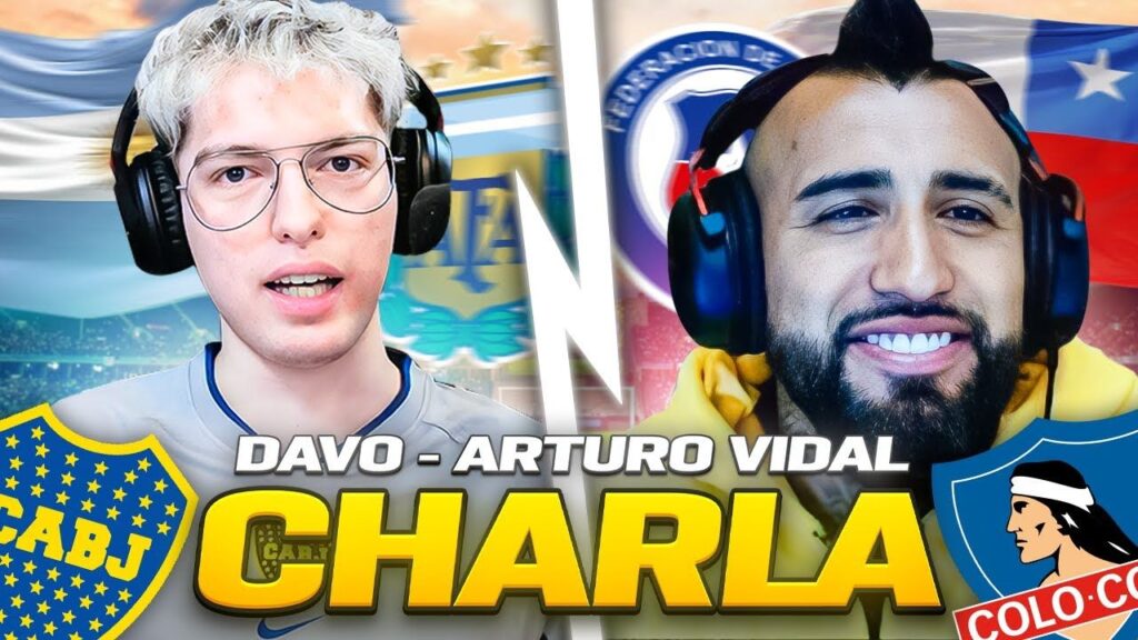 Davoo Xeneize el colocolino y Arturo Vidal Streamer