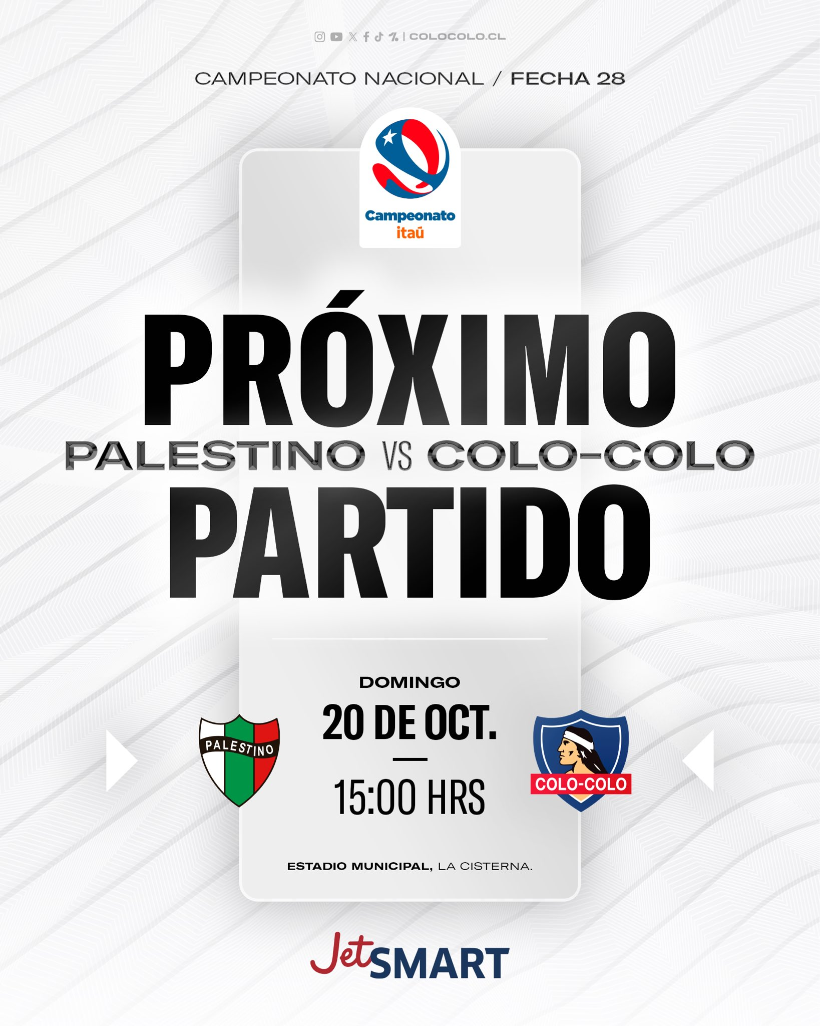 ¿Dónde ver Palestino vs Colo Colo? En vivo y Online