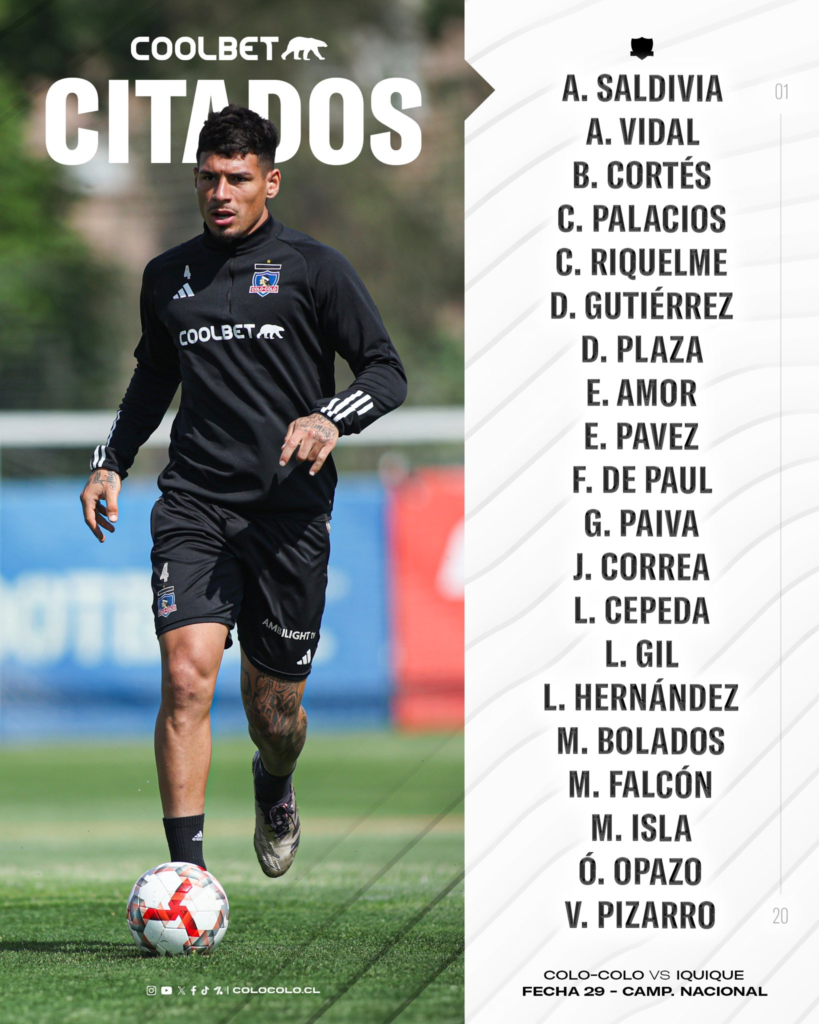 los citados de colo colo