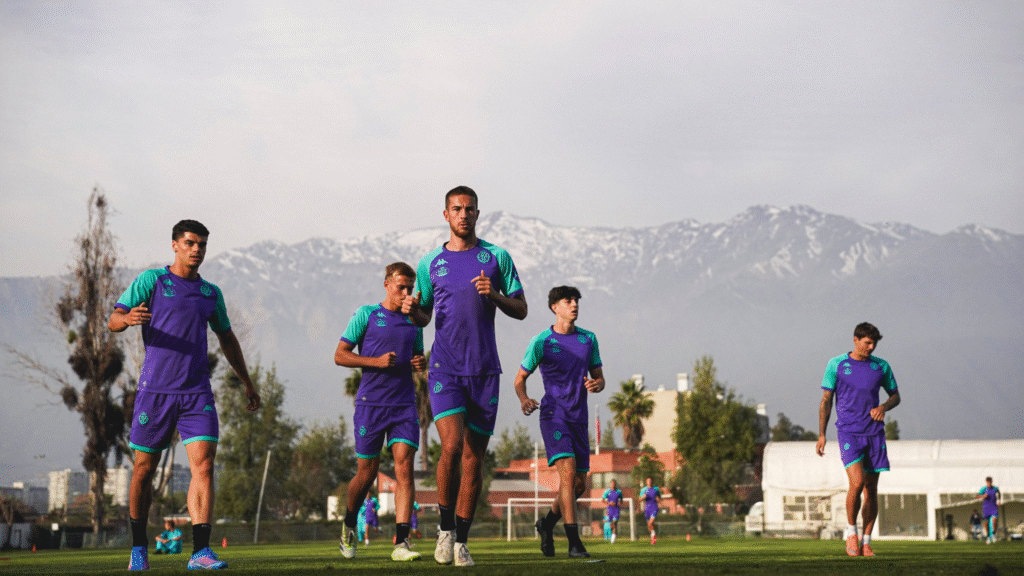 Primer entrenamiento con Colo Colo